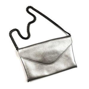 J.crew silver envelope